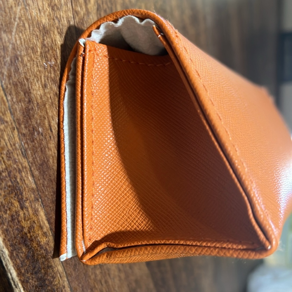 Tory Burch Orange Sunglasses Eyeglass Case - Picture 6 of 7